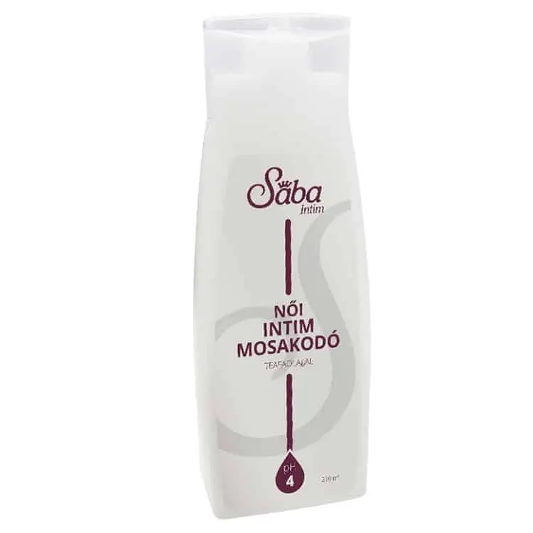 Sába Női intim mosakodó teafaolajjal – 250ml Kiárusítás