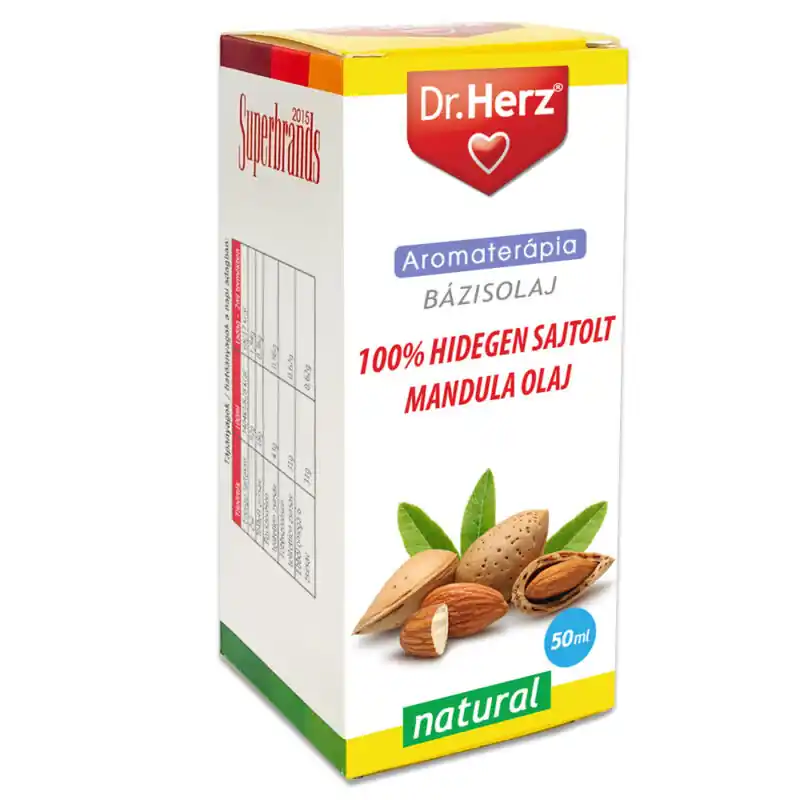 Dr. Herz 100% Hidegen Sajtolt Mandula Olaj – 50ml Expressz szállítás