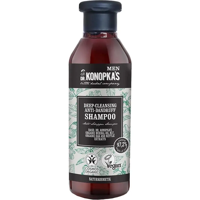 Akció Dr. Konopka’s MEN Mélytisztító korpásodás elleni sampon – 280ml