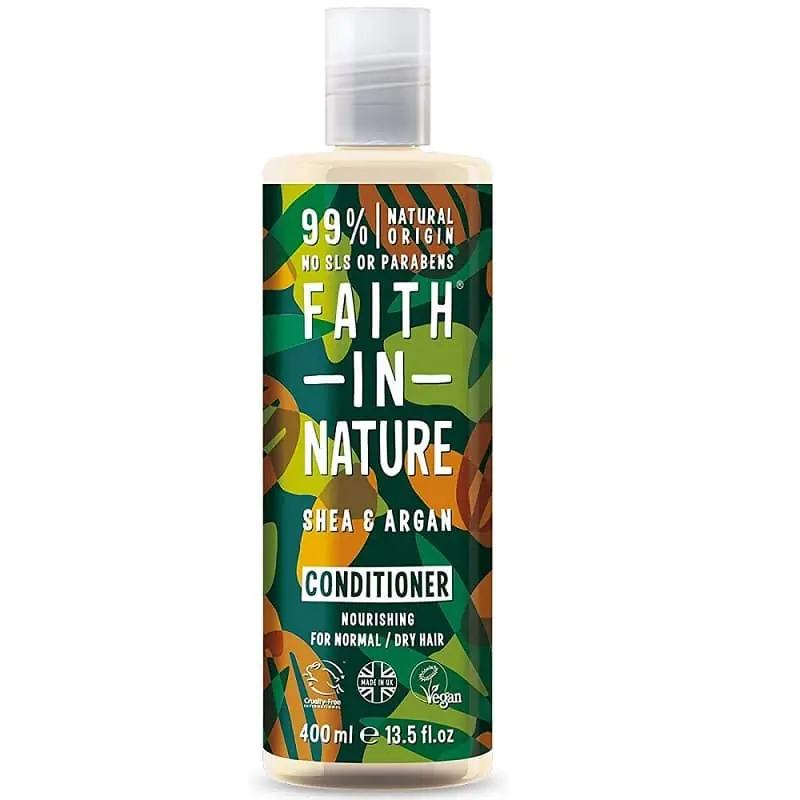Biztonságos vásárlás Faith in Nature Shea vaj és Argán olaj hajkondícionáló – 400ml