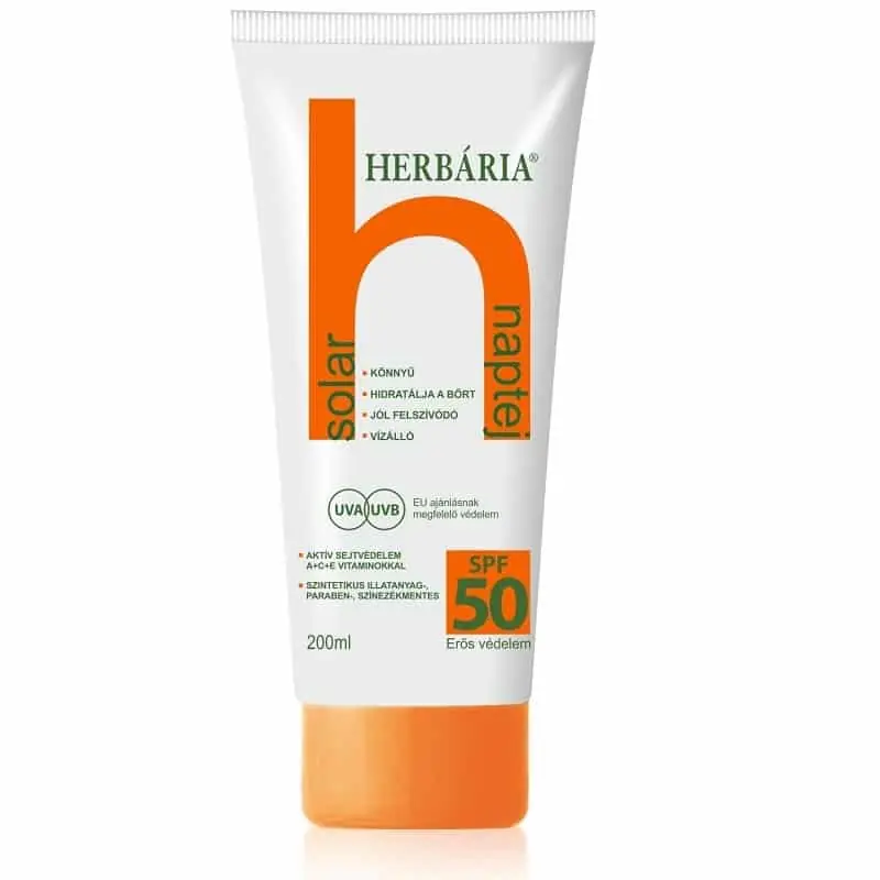 Népszerű Herbária SPF 50 naptej – 200ml