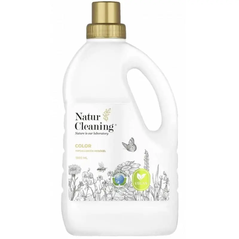 NaturCleaning Color hipoallergén mosógél – 1500ml Újdonság