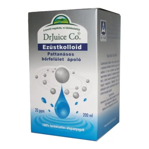 Dr.juice ezüstkolloid oldat pattanásos bőrfelület ápoló – 200ml Csak ma
