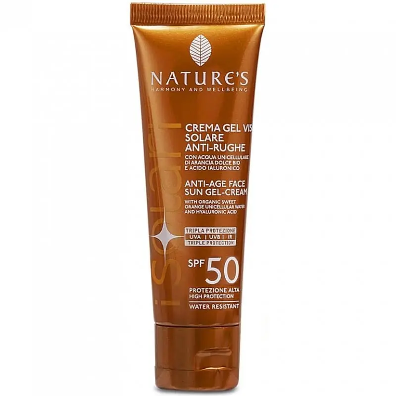 Nature’s Anti-aging napvédő gélkrém arcra SPF50 – 50ml Árengedmény