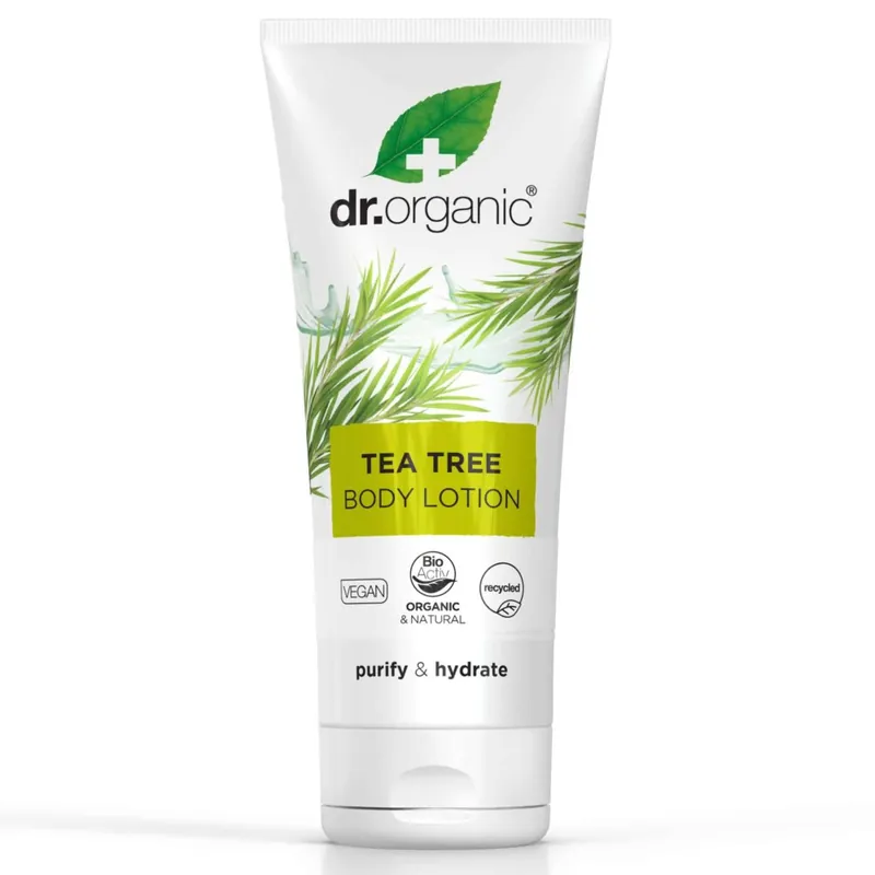 Azonnal elérhető Dr. Organic bio teafa testápoló – 200ml