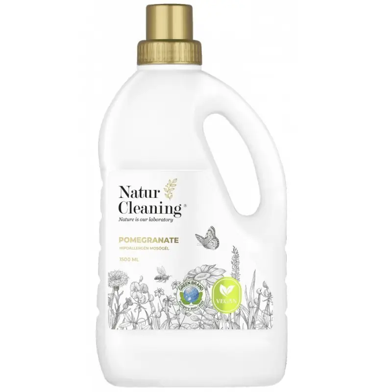 NaturCleaning Gránátalma mosógél – 1500ml Prémium