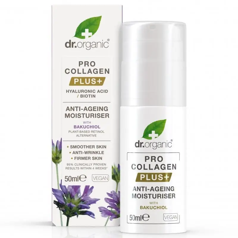 Dr. Organic Pro Collagen Anti-Aging hidratáló arckrém Bakuchiollal – 50ml Kedvezményes ár