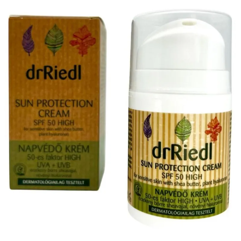 Olcsóbb drRiedl 50 faktoros napvédő krém – 50ml