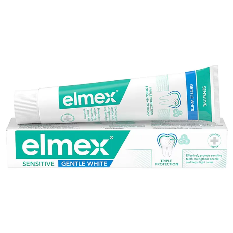 Vedd meg online ELMEX Sensitive Gentle White fogkrém érzékeny fogakra – 75ml