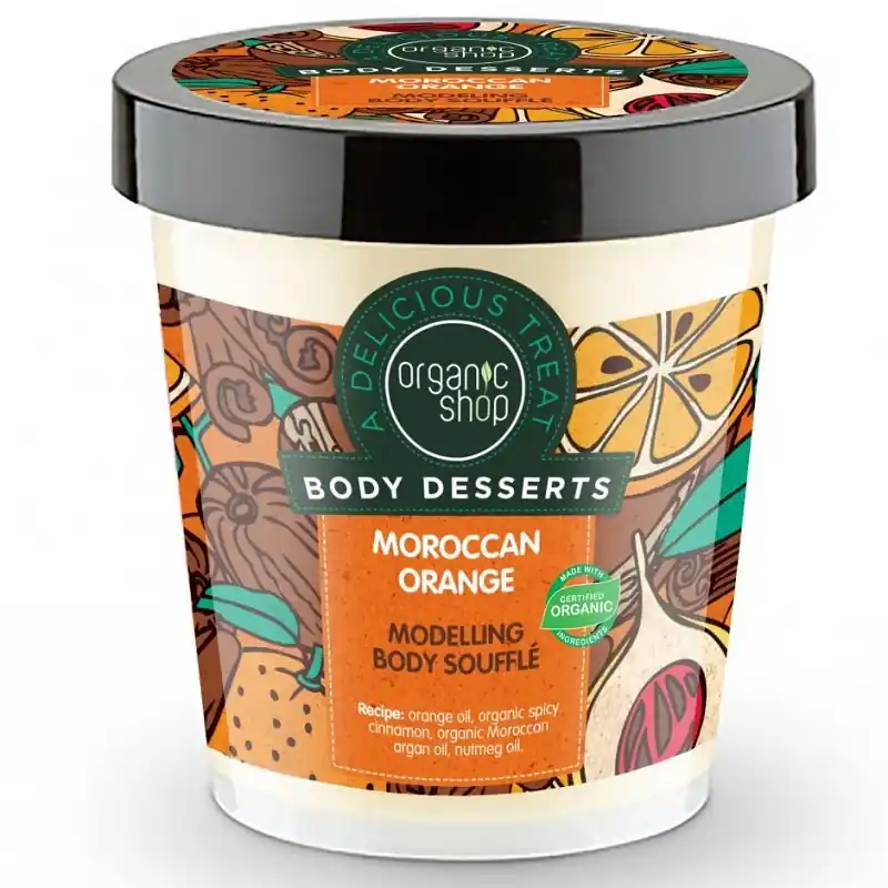Szezonális akció Organic Shop Alakformáló szuflé Moroccan Orange – 450ml