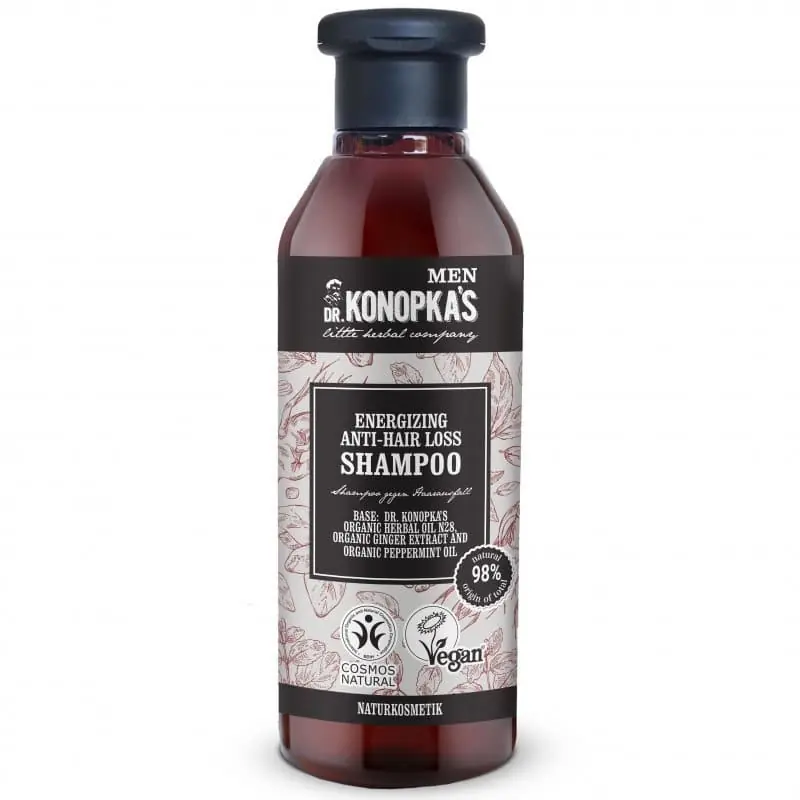 Expressz szállítás Dr. Konopka’s MEN Energetizáló hajhullás elleni sampon – 280ml