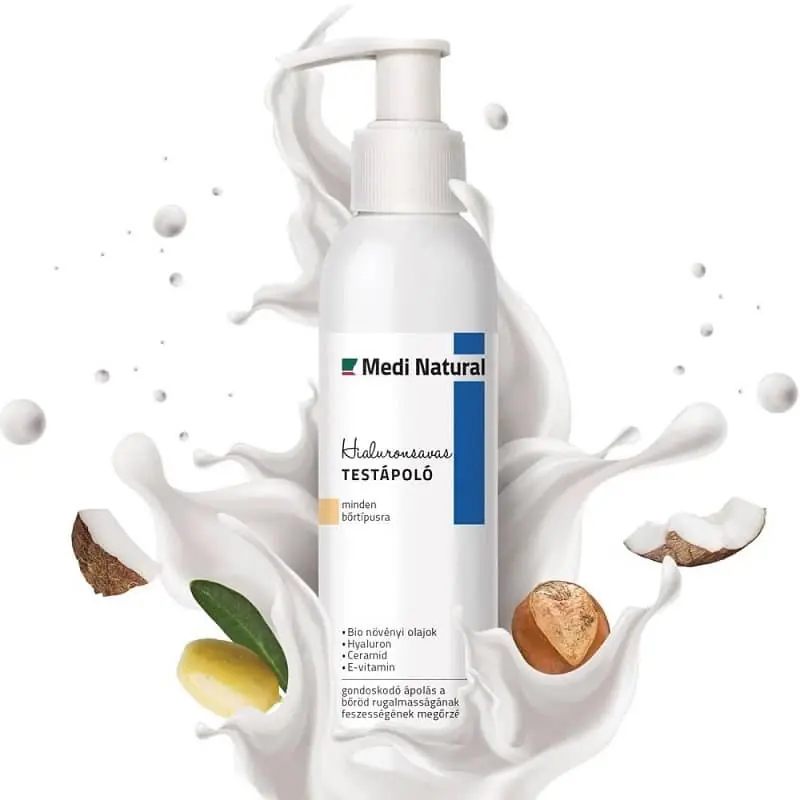 Medinatural Hialuronsavas testápoló – 150ml Azonnali szállítás