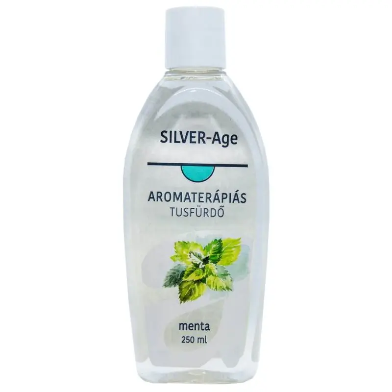 Azonnal elérhető SILVER-Age Aromaterápiás Tusfürdő menta – 250ml