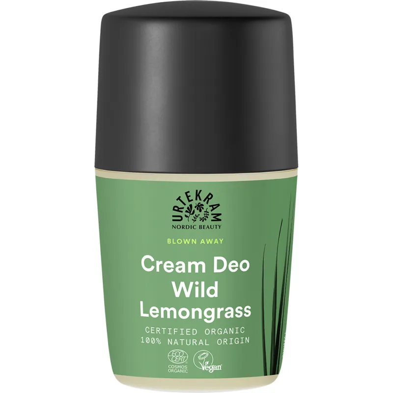 Olcsóbb Urtekram Citromfüves krémdezodor roll-on – 50ml