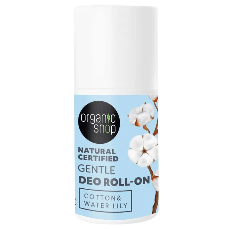 Organic Shop Minősített golyós dezodor gyapottal és tavirózsával – 50ml Akciós ár