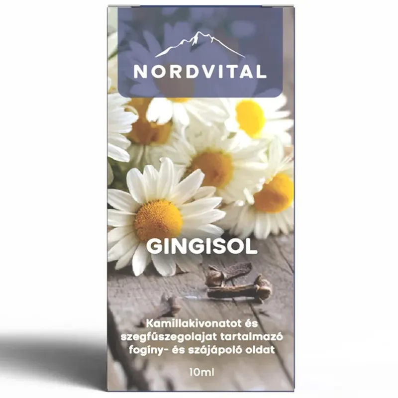 Nordvital Gingisol oldat – 10ml Prémium