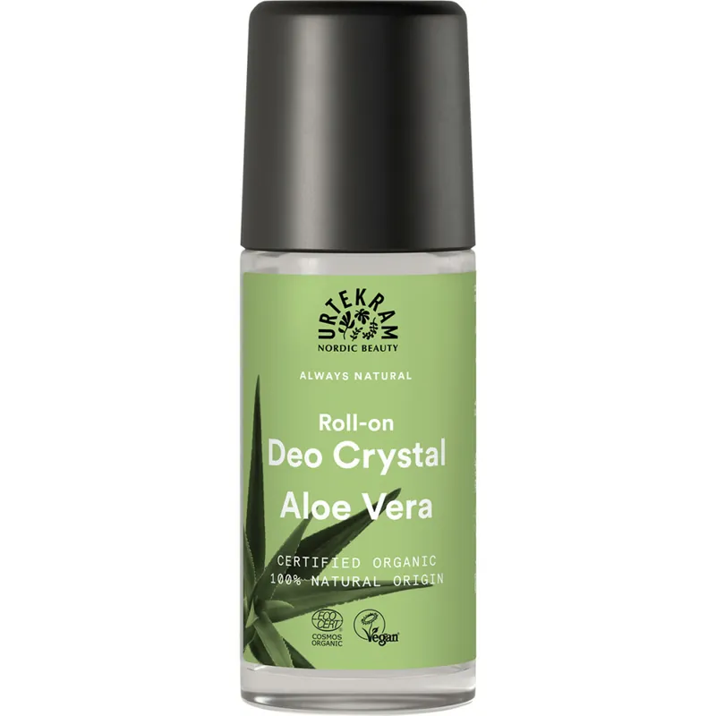 Urtekram Aloe Verás kristálydezodor roll-on – 50ml Újdonság