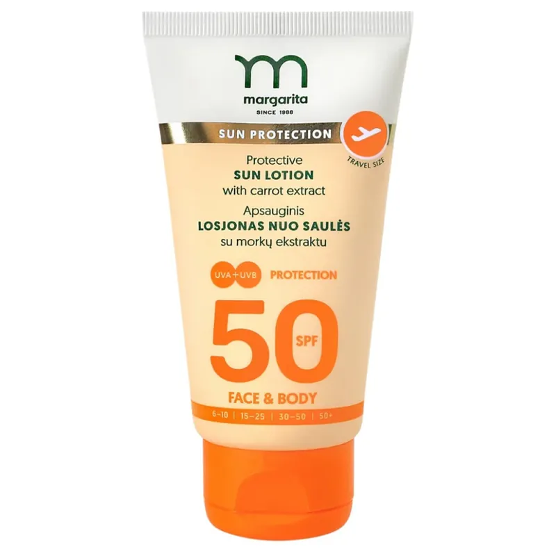 Ajánlat Margarita Napvédő krém sárgarépa-kivonattal SPF50 – 50ml