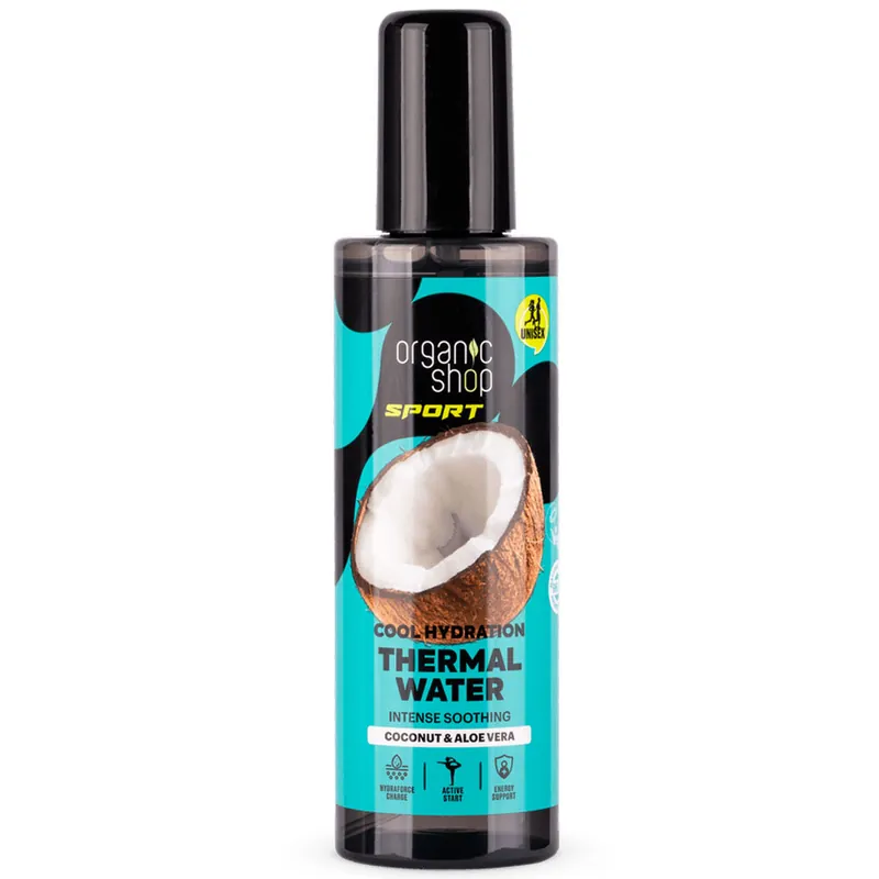 Nézd meg most Organic Shop Cool Hydration termál testpermet kókuszvízzel és aloe verával – 200ml