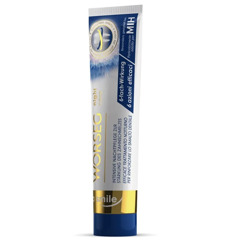Worseg Top Smile Night Care Fogzománc erősítő fogkrém esti használatra – 75ml Szezonális akció