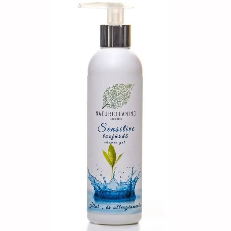 Olcsó NaturCleaning Sensitive tusfürdő – 250ml