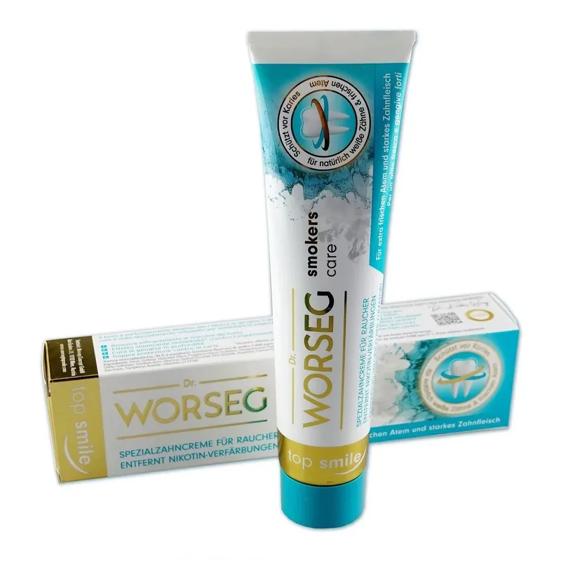 Worseg Top Smile Smokers Care fogkrém dohányzóknak – 75ml Árcsökkenés