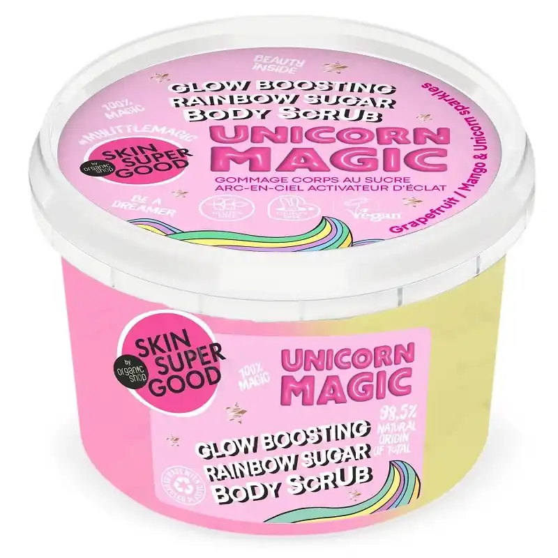 Kiárusítás Skin Super Good Ragyogásfokozó Unicorn Magic testradír – 250ml