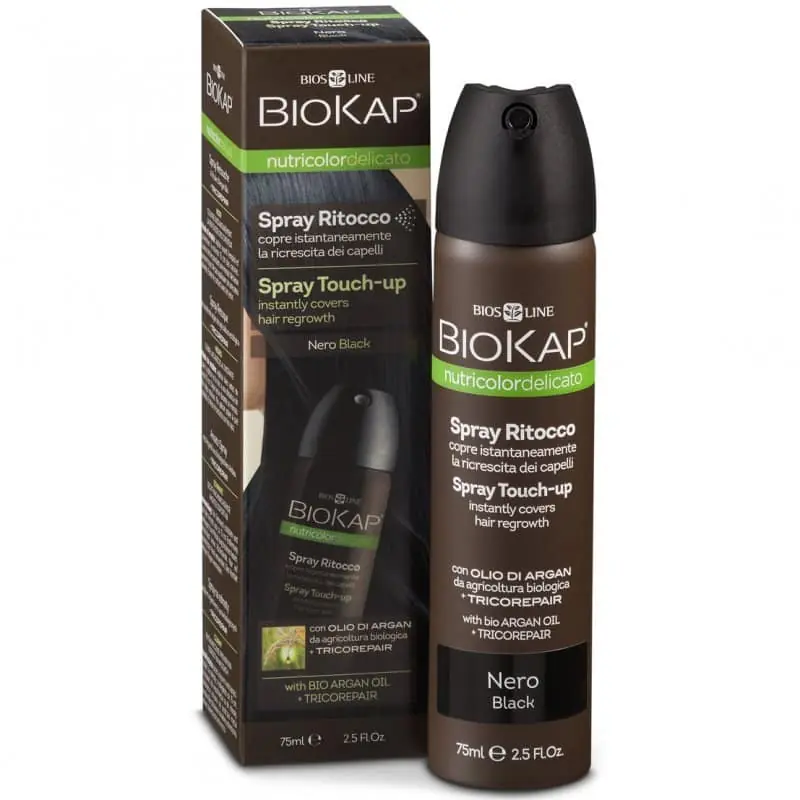 Kiárusítás Biokap Nutricolor Hajtőszínező spray – fekete – 75ml