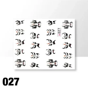 Újdonság Körömmatrica 027