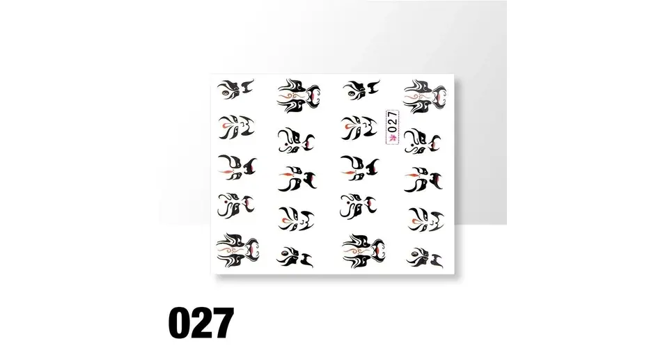 Újdonság Körömmatrica 027