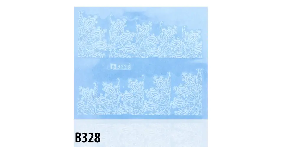 Körömmatrica B328 (fehér) Ne maradj le