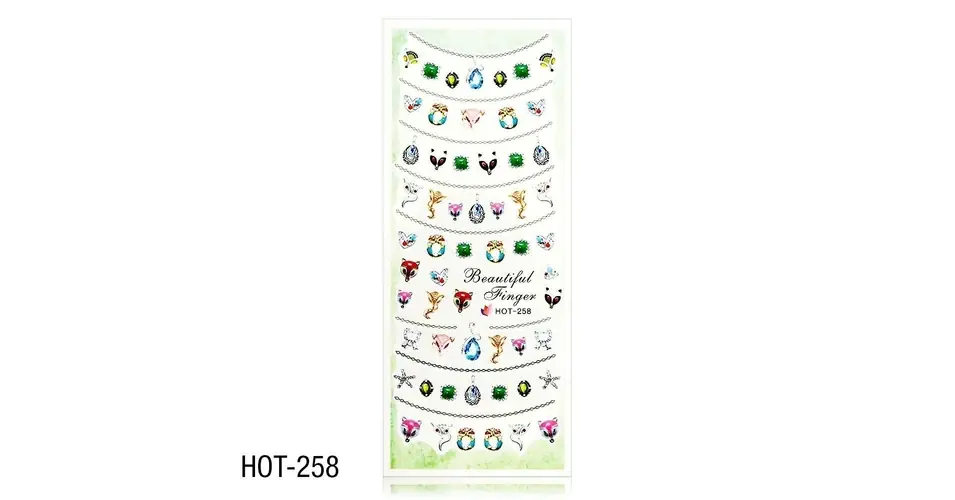 Árcsökkenés Körömmatrica HOT-258