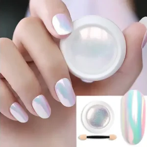 Vásárlói kedvenc Unicorn Chrome effekt por - Unikornis Aurora mirror por