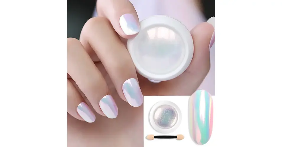 Vásárlói kedvenc Unicorn Chrome effekt por - Unikornis Aurora mirror por