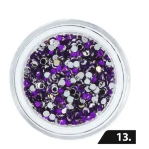 Akció Lila strasszkő 1,5mm 200db 13