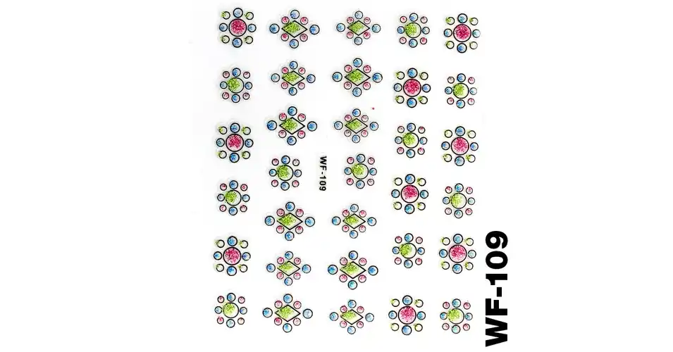 Exkluzív ajánlat Körömmatrica WF-109