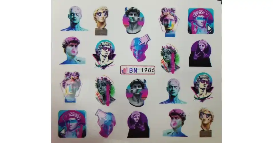 Körömmatrica BN-1986 Árengedmény