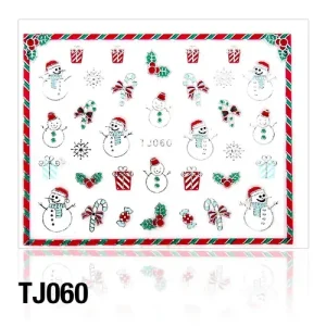Akció Körömmatrica TJ60 (ezüst)