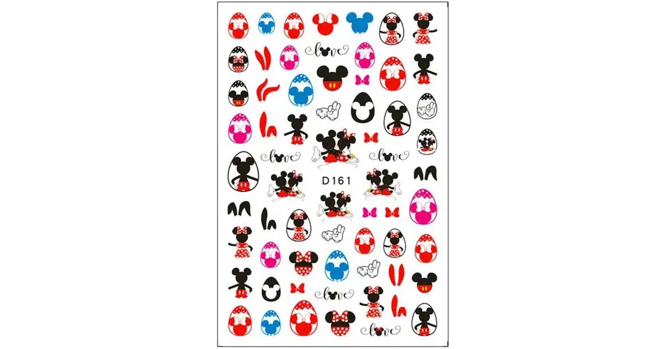 Körömmatrica - D161 Mickey húsvét "Limitált" Nézd meg most