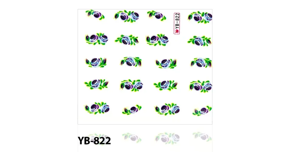Expressz kézbesítés Körömmatrica YB-822