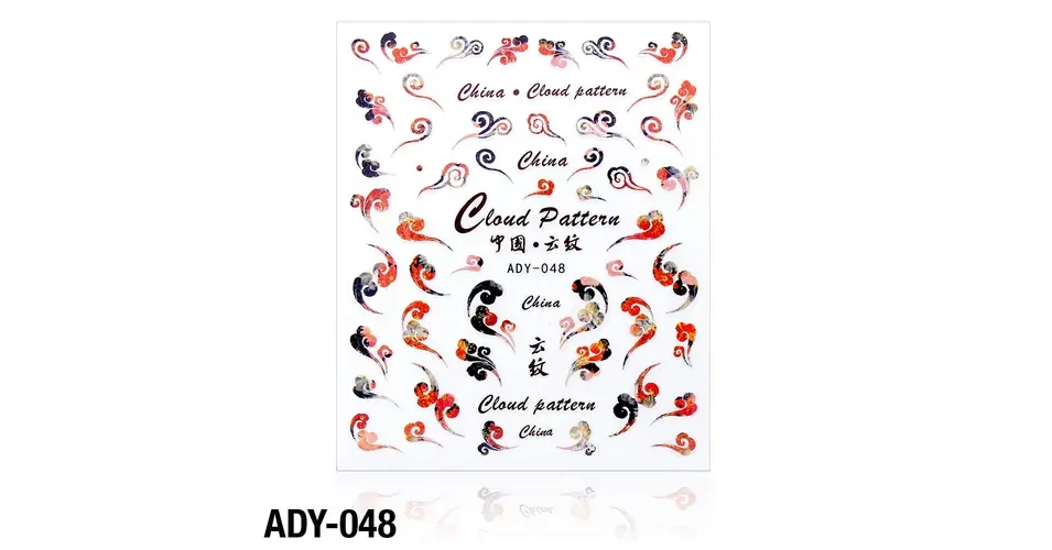 Gyors kiszállítás Körömmatrica ADY-048