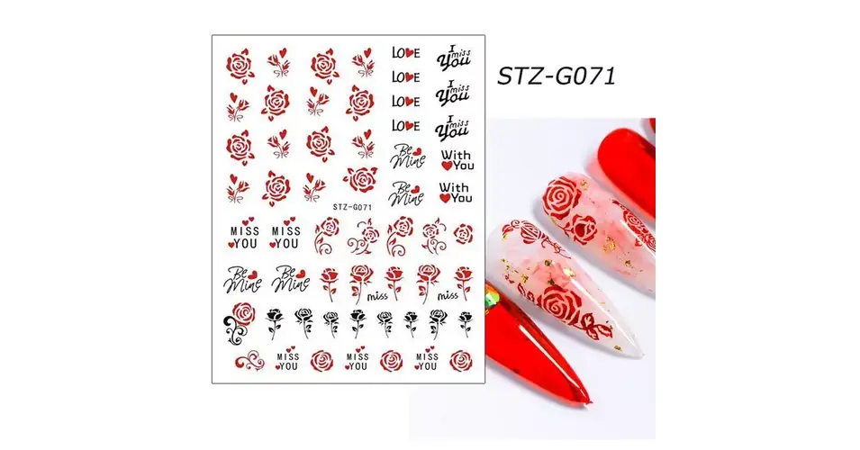 Körömmatrica - STZ-G071 Biztonságos fizetés
