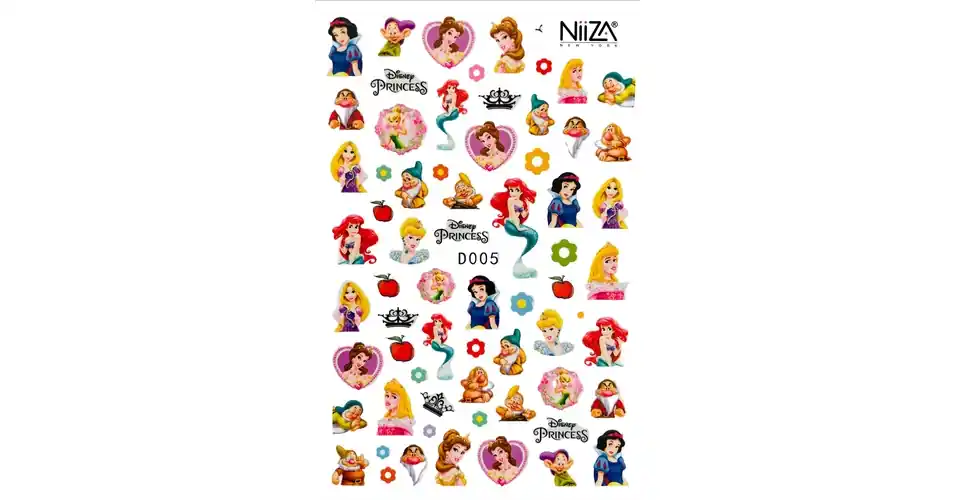 Exkluzív ajánlat Körömmatrica - D005 Princess