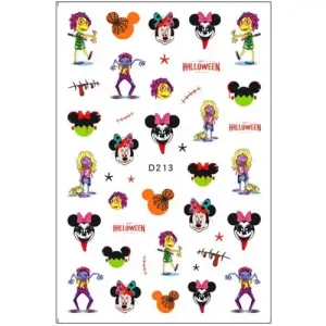 Körömmatrica - D213 Halloween Mickey Olcsóbb