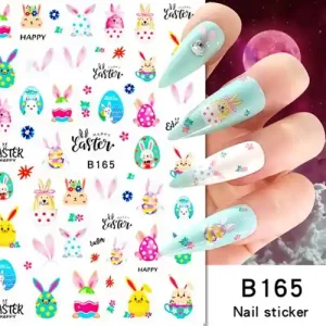 Körömmatrica - B165 húsvét Prémium