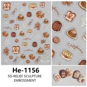 Árcsökkenés Körömmatrica - HE-1156 Capybara