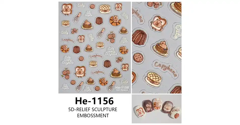 Árcsökkenés Körömmatrica - HE-1156 Capybara