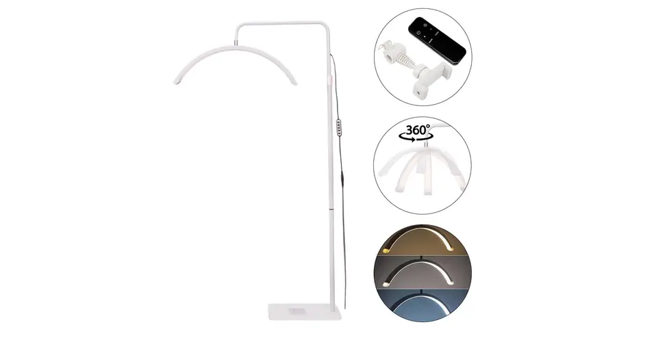 Smart half-moon LED álló lámpa fehér Ne maradj le