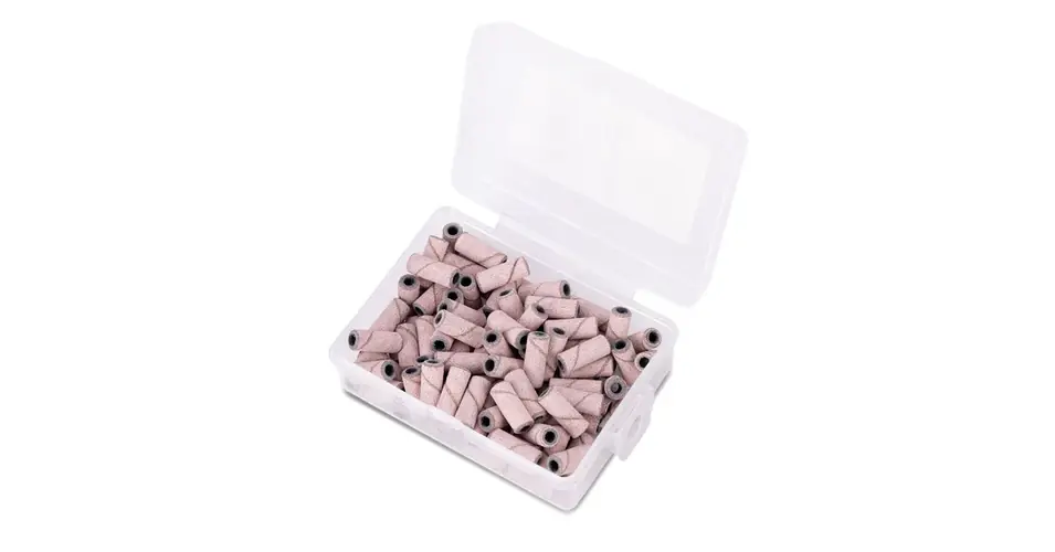 Olcsó Csiszológyűrű mini 240 pink 13/3mm 50db dobozban