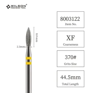 Csiszolófej Gyémánt Flame 2,3 mm - piros - 8003222 F Biztonságos fizetés